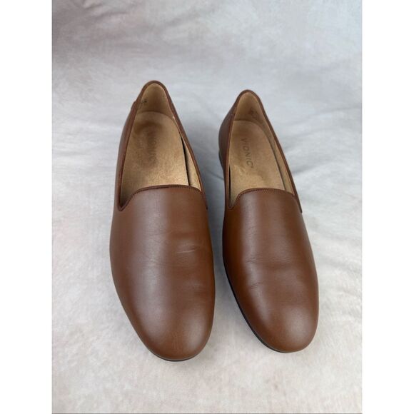 Vionic Willa II Women’s Leather Slip On Loafers Brown Size 9.5 - Picture 2 of 10